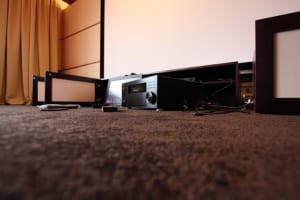 Установка аудио/видео оборудования в домашнем кинозале