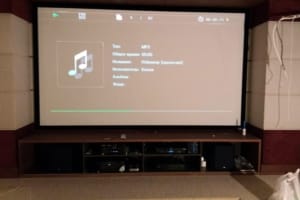 Монтаж аудио/видео оборудования в домашнем кинозале
